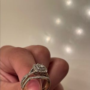 Bridal Set 14k Yellow Gold Size:5